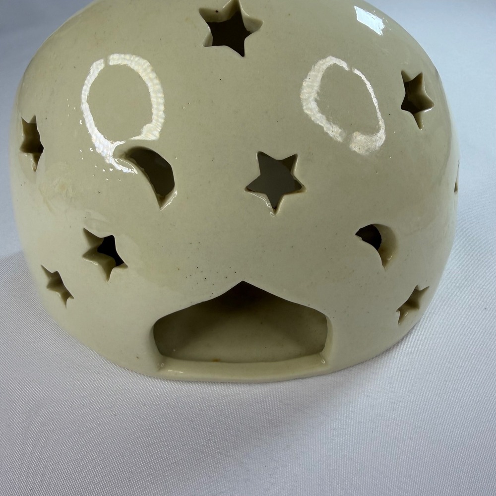 Gift Collection Ceramic Nativity Candleholder Unisex OS Cream Good 1998 Vintage - Picture 3 of 7